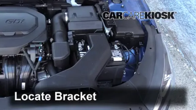 2019 Hyundai Sonata Sport 2.4L 4 Cyl. Battery Replace